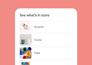 A craft store’s inventory is listed with images.