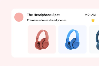 An ad for headphones showing multiple color options.