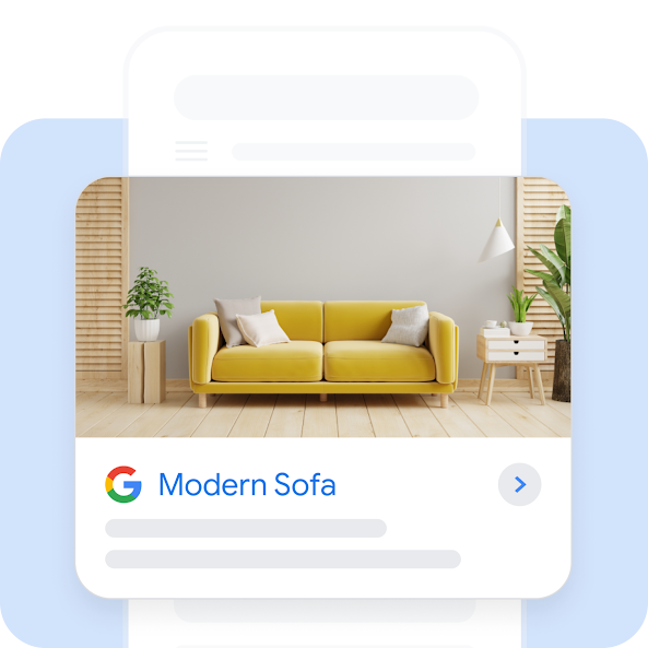 A display ad for modern furniture.