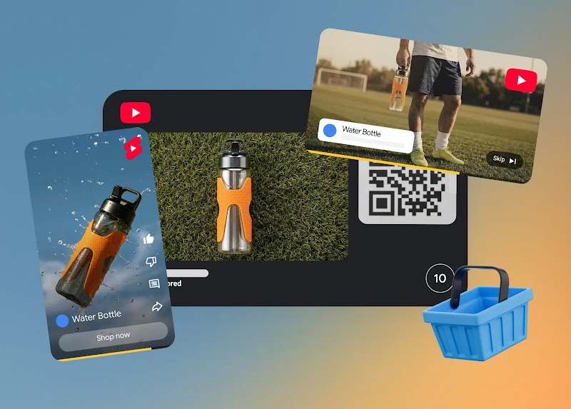 Examples of types of video ads from Shorts to skippable videos.